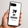 כיסוי בעיצוב אישי עם השם שלך לדגם - Google Pixel 9 5G בעיצוב אוהב את החברה שלי