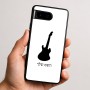 כיסוי בעיצוב אישי עם השם שלך לדגם - Google Pixel 9 5G בעיצוב גיטרה