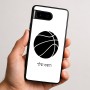 כיסוי בעיצוב אישי עם השם שלך לדגם - Google Pixel 9 5G בעיצוב כדורסל