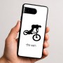 כיסוי בעיצוב אישי עם השם שלך לדגם - Google Pixel 9 5G בעיצוב רוכב אופניים