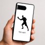 כיסוי בעיצוב אישי עם השם שלך לדגם - Google Pixel 9 5G בעיצוב שחקן פינג פונג