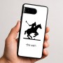 כיסוי בעיצוב אישי עם השם שלך לדגם - Google Pixel 9 5G בעיצוב שחקן פולו - סוס