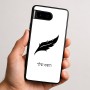 כיסוי בעיצוב אישי עם השם שלך לדגם - Google Pixel 9 5G בעיצוב נוצת נוצה