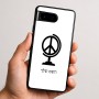 כיסוי בעיצוב אישי עם השם שלך לדגם - Google Pixel 9 5G בעיצוב גלובוסי שלום