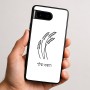 כיסוי בעיצוב אישי עם השם שלך לדגם - Google Pixel 9 5G בעיצוב חיטה גלית זהב