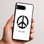 כיסוי בעיצוב אישי עם השם שלך לדגם - Google Pixel 9 5G בעיצוב סמל השלום