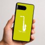 כיסוי בעיצוב אישי עם השם שלך לדגם - Google Pixel 9 5G בעיצוב סקסופון