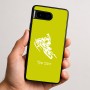 כיסוי בעיצוב אישי עם השם שלך לדגם - Google Pixel 9 5G בעיצוב אופנוע שלג