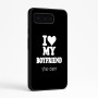 כיסוי בעיצוב אישי עם השם שלך לדגם - Google Pixel 9 Pro 5G בעיצוב אוהבת את החבר שלי