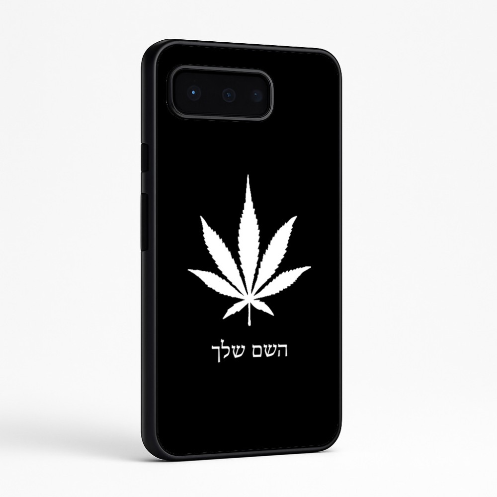 כיסוי בעיצוב אישי עם השם שלך לדגם - Google Pixel 9 Pro 5G בעיצוב עלה מריחואנה - גראס