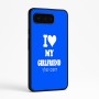 כיסוי בעיצוב אישי עם השם שלך לדגם - Google Pixel 9 Pro 5G בעיצוב אוהב את החברה שלי