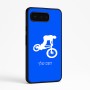 כיסוי בעיצוב אישי עם השם שלך לדגם - Google Pixel 9 Pro 5G בעיצוב רוכב אופניים
