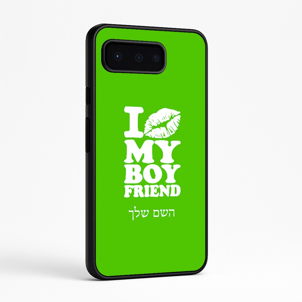 כיסוי בעיצוב אישי עם השם שלך לדגם - Google Pixel 9 Pro 5G בעיצוב נשקי את חבר שלי
