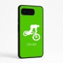 כיסוי בעיצוב אישי עם השם שלך לדגם - Google Pixel 9 Pro 5G בעיצוב רוכב אופניים