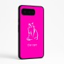 כיסוי בעיצוב אישי עם השם שלך לדגם - Google Pixel 9 Pro 5G בעיצוב חתול