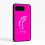 כיסוי בעיצוב אישי עם השם שלך לדגם - Google Pixel 9 Pro 5G בעיצוב חיטה גלית זהב