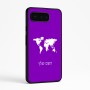 כיסוי בעיצוב אישי עם השם שלך לדגם - Google Pixel 9 Pro 5G בעיצוב מפת העולם