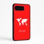כיסוי בעיצוב אישי עם השם שלך לדגם - Google Pixel 9 Pro 5G בעיצוב מפת העולם