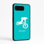 כיסוי בעיצוב אישי עם השם שלך לדגם - Google Pixel 9 Pro 5G בעיצוב רוכב אופניים