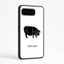 כיסוי בעיצוב אישי עם השם שלך לדגם - Google Pixel 9 Pro 5G בעיצוב חזיר