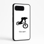 כיסוי בעיצוב אישי עם השם שלך לדגם - Google Pixel 9 Pro 5G בעיצוב רוכב אופניים