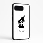 כיסוי בעיצוב אישי עם השם שלך לדגם - Google Pixel 9 Pro 5G בעיצוב מיקרוסקופ