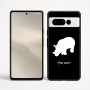 כיסוי בעיצוב אישי עם השם שלך לדגם - Google Pixel 9 Pro 5G בעיצוב קרנף