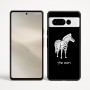 כיסוי בעיצוב אישי עם השם שלך לדגם - Google Pixel 9 Pro 5G בעיצוב זברה