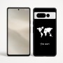 כיסוי בעיצוב אישי עם השם שלך לדגם - Google Pixel 9 Pro 5G בעיצוב מפת העולם