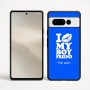 כיסוי בעיצוב אישי עם השם שלך לדגם - Google Pixel 9 Pro 5G בעיצוב נשקי את חבר שלי