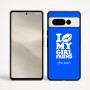 כיסוי בעיצוב אישי עם השם שלך לדגם - Google Pixel 9 Pro 5G בעיצוב לנשק את החברה שלי