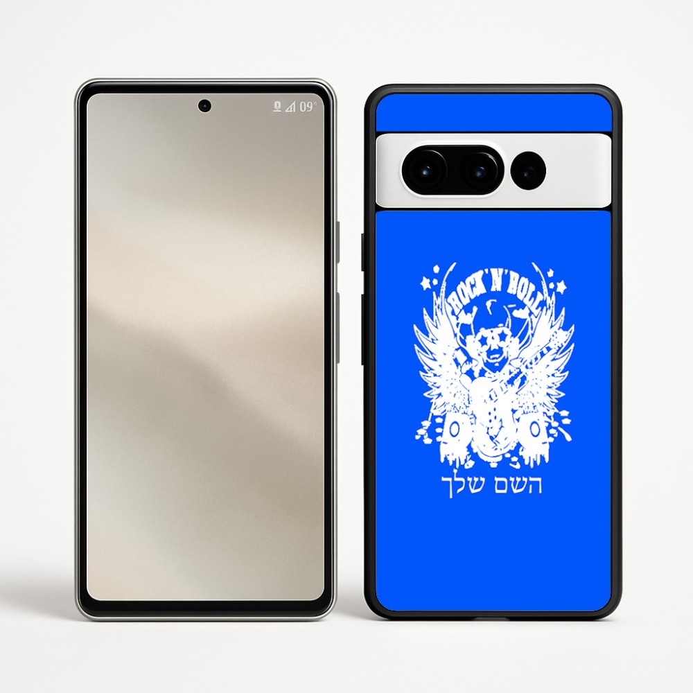 כיסוי בעיצוב אישי עם השם שלך לדגם - Google Pixel 9 Pro 5G בעיצוב רוקנרול