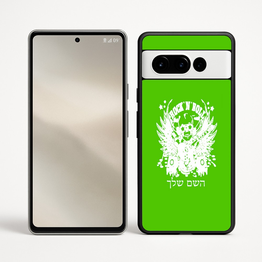 כיסוי בעיצוב אישי עם השם שלך לדגם - Google Pixel 9 Pro 5G בעיצוב רוקנרול