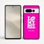 כיסוי בעיצוב אישי עם השם שלך לדגם - Google Pixel 9 Pro 5G בעיצוב נשקי את חבר שלי
