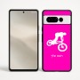 כיסוי בעיצוב אישי עם השם שלך לדגם - Google Pixel 9 Pro 5G בעיצוב רוכב אופניים