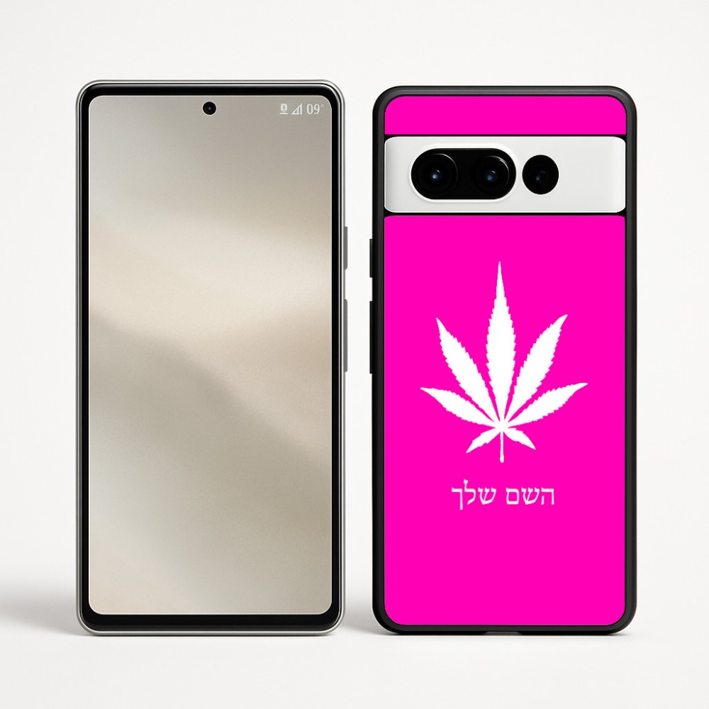 כיסוי בעיצוב אישי עם השם שלך לדגם - Google Pixel 9 Pro 5G בעיצוב עלה מריחואנה - גראס