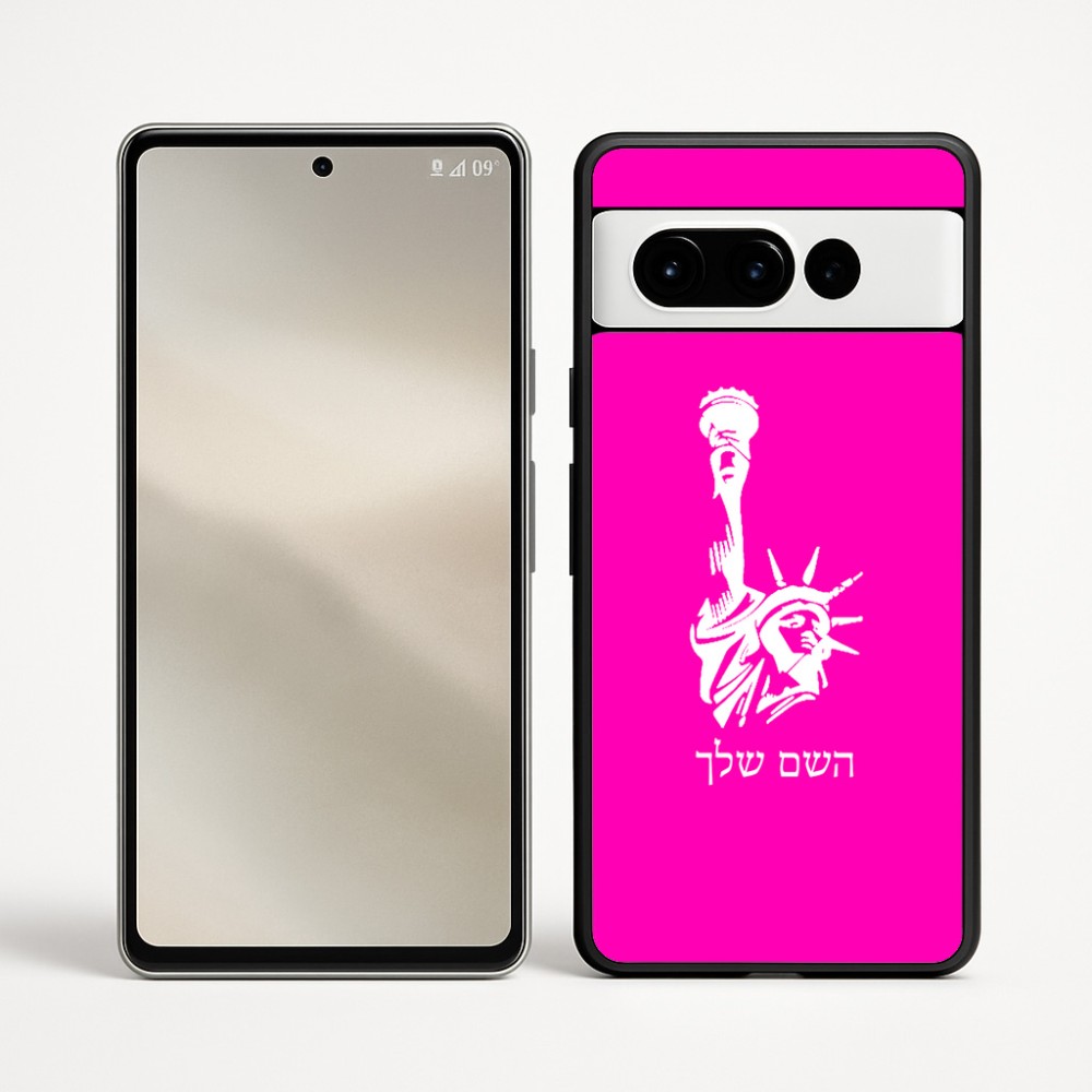כיסוי בעיצוב אישי עם השם שלך לדגם - Google Pixel 9 Pro 5G בעיצוב פסל החירות