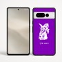 כיסוי בעיצוב אישי עם השם שלך לדגם - Google Pixel 9 Pro 5G בעיצוב ארנב מחזיק גזר