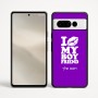 כיסוי בעיצוב אישי עם השם שלך לדגם - Google Pixel 9 Pro 5G בעיצוב נשקי את חבר שלי