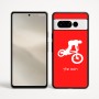 כיסוי בעיצוב אישי עם השם שלך לדגם - Google Pixel 9 Pro 5G בעיצוב רוכב אופניים