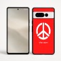 כיסוי בעיצוב אישי עם השם שלך לדגם - Google Pixel 9 Pro 5G בעיצוב סמל השלום
