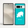 כיסוי בעיצוב אישי עם השם שלך לדגם - Google Pixel 9 Pro 5G בעיצוב קרנף
