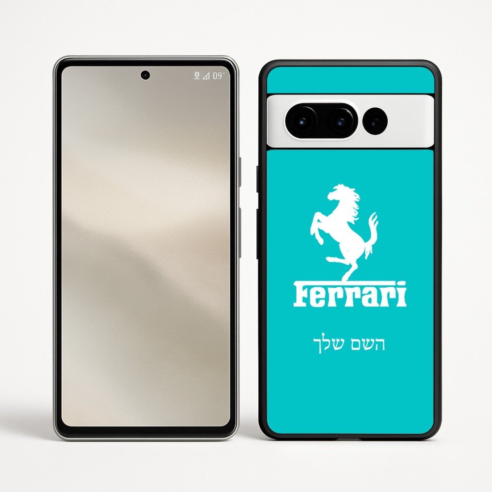 כיסוי בעיצוב אישי עם השם שלך לדגם - Google Pixel 9 Pro 5G בעיצוב פרארי