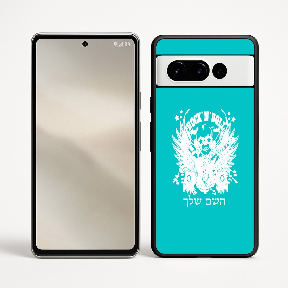כיסוי בעיצוב אישי עם השם שלך לדגם - Google Pixel 9 Pro 5G בעיצוב רוקנרול