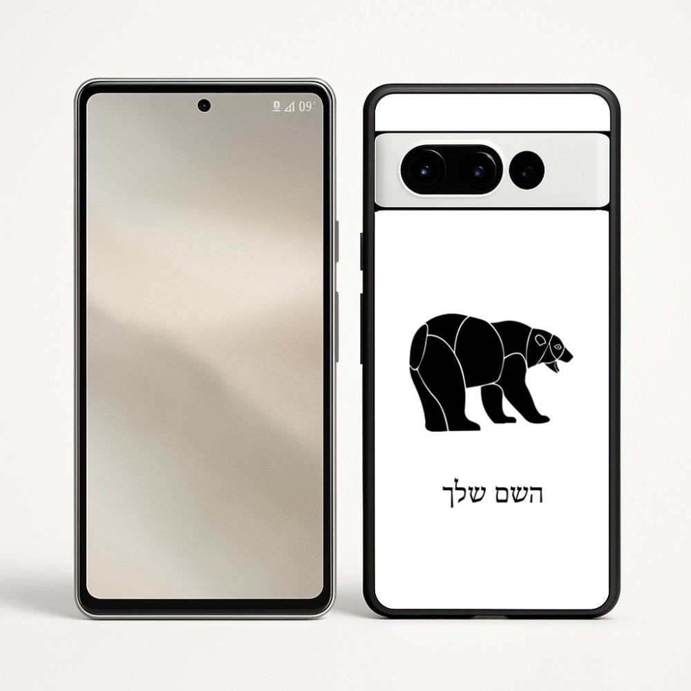 כיסוי בעיצוב אישי עם השם שלך לדגם - Google Pixel 9 Pro 5G בעיצוב דוב