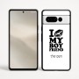 כיסוי בעיצוב אישי עם השם שלך לדגם - Google Pixel 9 Pro 5G בעיצוב נשקי את חבר שלי