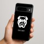 כיסוי בעיצוב אישי עם השם שלך לדגם - Google Pixel 9 Pro 5G בעיצוב פרצוף בולדוג