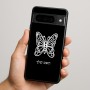 כיסוי בעיצוב אישי עם השם שלך לדגם - Google Pixel 9 Pro 5G בעיצוב פרפר