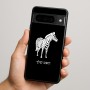 כיסוי בעיצוב אישי עם השם שלך לדגם - Google Pixel 9 Pro 5G בעיצוב זברה