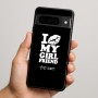 כיסוי בעיצוב אישי עם השם שלך לדגם - Google Pixel 9 Pro 5G בעיצוב לנשק את החברה שלי